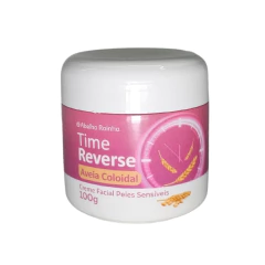 Creme Facial Com Aveia Coloidal Para Peles Sensíveis Time Reverse Abelha Rainha 100g