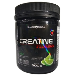 Creatina em Pó Suplemento Alimentar Turbo Sabor Limão Black Skull 300g