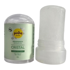 Desodorante Stick Cristal Sem Alumínio Unissex Sem Perfume Vegano Piatan Natural 60g