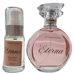 Kit Deo Parfum Perfume Feminino + Óleo Perfumado Multifuncional Corpo e Cabelo Eterna Abelha Rainha