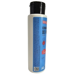 Frasco de condicionador de milhões vegano Intense Griffus, com rótulo azul e informações do produto.