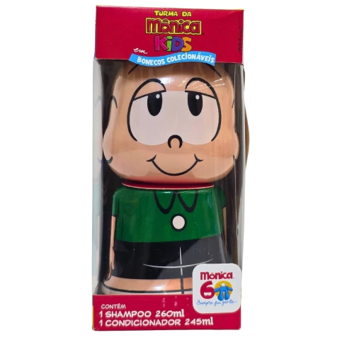Shampoo 260ml + Condicionador 245ml Cebolinha Turma da Mônica Kids Em Bonecos Colecionáveis Cia. da Natureza