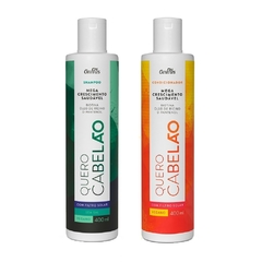Kit Shampoo + Condicionador  Mega Crescimento Saudável Quero Cabelão Griffus