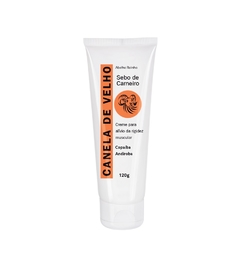 Creme Para Alívio Da Rigidez Muscular Sebo de Carneiro Canela de Velho Abelha Rainha 120g
