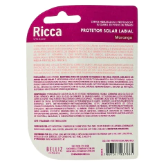 Protetor Solar Labial FPS15 Morango Vita Balm Ricca 4g na internet