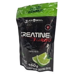 Creatina em Pó Turbo Sabor Limão Black Skull 150g Refil