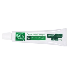 Creme Dental em Gel Aloe Vera e Própolis Hálito Fresco Abelha Rainha 50g