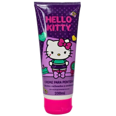 Creme Para Pentear Cabelos Cacheados e Ondulados Hello Kitty Cia. da Natureza 200ml