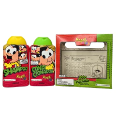 Kit Shampoo + Condicionador Cabelos Ondulados e Cacheados Magali Kids Cia. da Natureza - comprar online