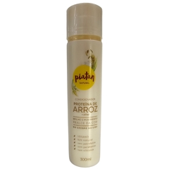 Condicionador Do Crespo ao Liso Proteína do Arroz + Xilitol Vegano Piatan Natural 300ml