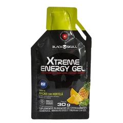 Xtreme Energy Gel Suplemento Alimentar Sabor Abacaxi com Acerola Black Skull 30g
