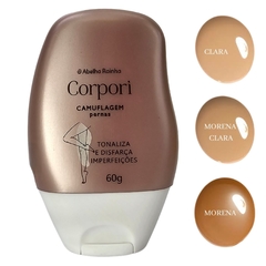 Camuflagem Base Para As Pernas Pele Clara Corpori Abelha Rainha 70g - comprar online