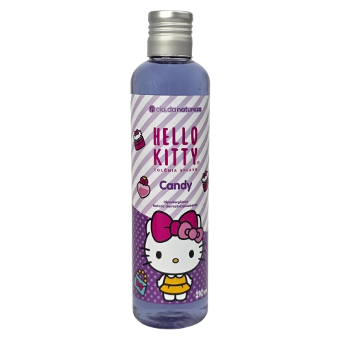 Colônia Splash Candy Hello Kitty Vegano Cia. da Natureza 210ml
