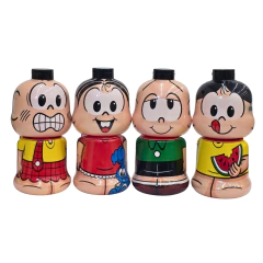 Shampoo 260ml + Condicionador 245ml 4 Bonecos Turma da Mônica Kids Em Bonecos Colecionáveis Cia. da Natureza