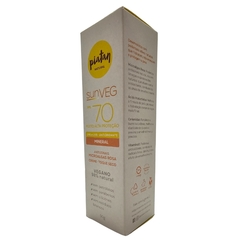 Protetor Solar Facial Mineral FPS 70 Vegano SunVEG Piatan Natural 50g