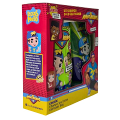 Kit Shampoo 3 em 1 Para Todos os tipos de Cabelos + Gel Fixador Os Aventureiros Luccas Neto Cia. da Natureza - eBena