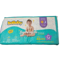 Fralda IsaBaby Super Conforto Premium Mega G 46 Und