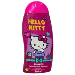 Kit Shampoo + Condicionador Cabelos Lisos e Delicados Hello Kitty Cia. da Natureza