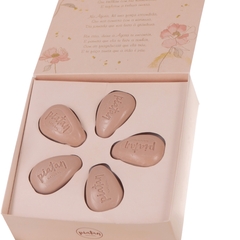Sabonete Barra 100% Vegetal Vegano Ágata Piatan Natural 5 Unidades de 20g cada