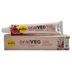 Gel Dental Romã com Menta e Melaleuca Vegano oralVEG Piatan Natural 90g