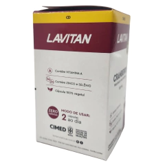 Cranberry com Selênio, Vitamina A e Zinco em Cápsula Cranberry 500 mg Lavitan Cimed 30 Cápsulas