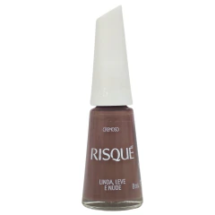 Esmalte Cremoso Linda, Leve e Nude Risque 8ml