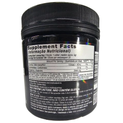 Glutamina em Pó Suplemento Alimentar Turbo Sem Sabor Black Skull 150g