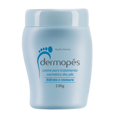 Creme Para Tratamento dos Pés Hidrata e Restaura Dermopés Abelha Rainha 230g