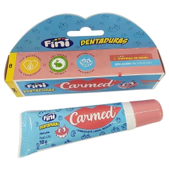 Hidratante Labial Incolor Efeito Gloss Dentaduras Fini Carmed Cimed 10g