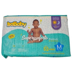 Fralda IsaBaby Super Conforto Premium Mega M 52 Und