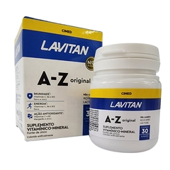 Suplemento Alimentar A-Z Original Lavitan Cimed 30 Comprimidos