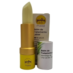 Balm de Tratamento Labial Chá Verde FPS 8 Vegano Make Piatan Natural 3,8g