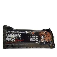 Whey Bar Barra de Proteínas Gourmet Sabor Brownie De Chocolate Black Skull 45g