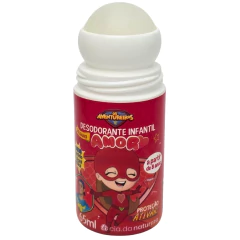 Desodorante Infantil Sem Alumínio e Álcool Etílico Vegano Amor Os Aventureiros Luccas Neto Cia. da Natureza 65ml - comprar online