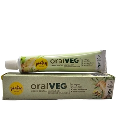 Gel Dental Hortelã com Gengibre e Melaleuca Vegano oralVEG Piatan Natural 90g