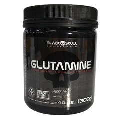 Glutamina em Pó Suplemento Alimentar Sem Sabor Black Skull 300g
