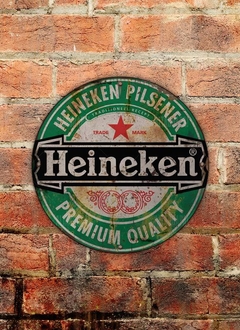 Chapa rústica Heineken