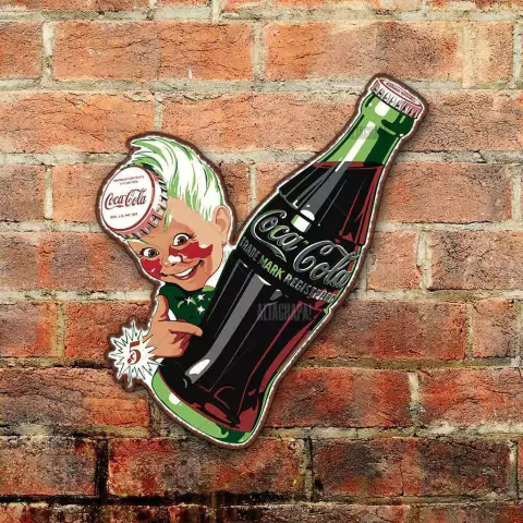 Chapa Rústica Coca Cola