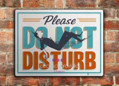 Chapa rústica Please Do not disturb