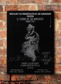 Chapa rústica Indio Solari El Tesoro de los Inocentes - comprar online