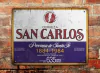 CHAPA RÚSTICA CERVEZA SAN CARLOS 1984