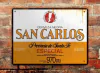 CHAPA RÚSTICA CERVEZA SAN CARLOS NEGRA ESPECIAL