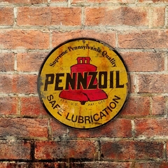 Chapa rústica Gasolinería Pennzoil