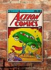 Chapa rústica Comic Superman