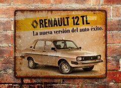 Chapa rústica Renault 12 - comprar online