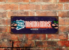 Chapa rústica Arcade Mario Bros