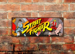 Chapa rústica Arcade Games Street Fighter