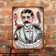 Chapa rústica Barbería