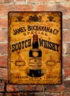 Chapa rústica whisky James Buchanan - comprar online