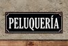 Chapa cartelito: Peluquería - comprar online